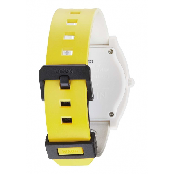 Time Teller P Spare Part Black / White / Yellow Fade Band